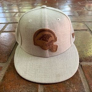 Carolina Panthers Heathered Helmet 59FIFTY Fitted